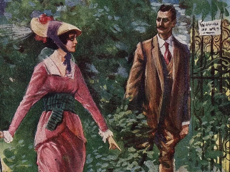 1886-Carl Axel Krawe - Copertina dell'edizione svedese del libro Helena Path di Anthony Hope